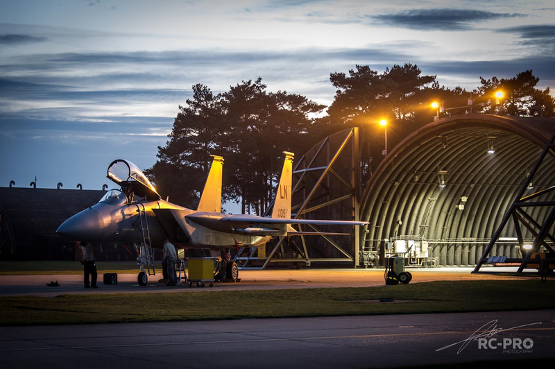 Illustration for article titled This Photo Tour Of The USAF's "Grim Reapers" F-15 Squadron Will Give You Shivers
